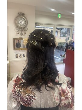 デザインヘアーピアジェ 八木店(DESIGN HAIR PIAGET) 卒業式袴着付け・アップ☆