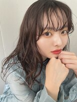 シロ 大名2号店(SiLO) パーマ風スタイリング×アッシュブラウン
