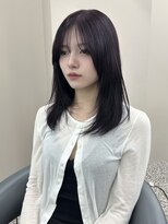 ラ ミュウ バイ ディーアンドティー(LA MIU by D&T)&nbsp;ブリーチ無しダブルカラーパープル
