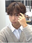 緩めシャドウパーマで上げ下ろしできる2wayスタイル〇