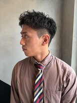 メンズココ 清澄白河店(MENS COCO)&nbsp;無造作アクティブショートルーズパーマツーブロックビジネスヘア
