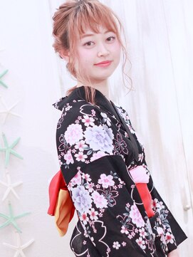 ネオリーブカップ 町田店(Neolive capu) 【町田　Neolive Capu】浴衣ヘアセット　浴衣着付け