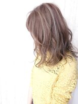 コピーヌ 高田馬場店(Copine)&nbsp;透明感をまとった☆フェアリーセミディ×ラベンダーグレージュ☆