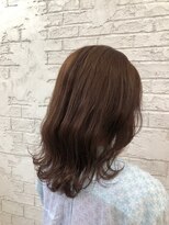 グレージュ＿大人かわいい＿ダブルバング【池袋】5000