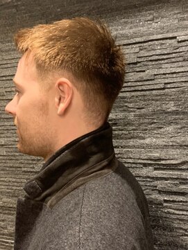 ヒロギンザ 恵比寿店(HIRO GINZA) ツーブロックビジネスショートレイヤーかき上げコンマヘア