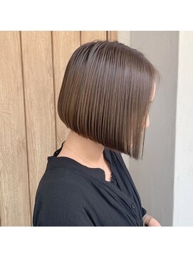 アルク(alku hair) 前下がりボブ+グレージュ♪