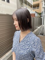 サク(Sac.)&nbsp;赤み消しグレージュ×外ハネボブ　Sac.栃木優佑