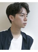 《melt》毛先カールハーフアップバングセンターパートマッシュ