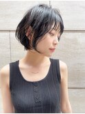 【佐伯】おしゃれ大人女性のクールボブ