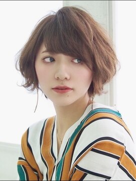 アッドヘアー(Add hair) 【小顔ショート】外ハネ×ふんわり×ひし形シルエット