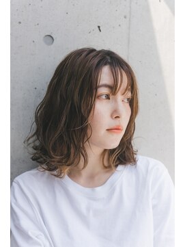 エクボ バイ リコ(ecubo bylico) オリーブグレージュ_カーキグレージュマッシュショート