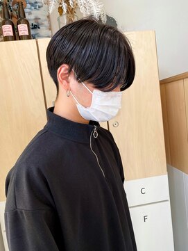 テン(tenn) 韓国風前下がりセンターパート◎