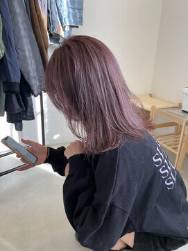 ジジ チーク 栃木(Gigi cheek) ・透明感抜群♪ピンクベージュ×ブリーチ2回