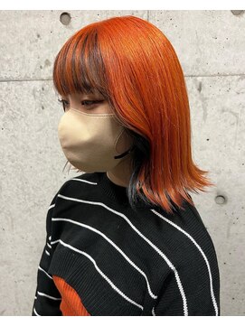 ヘアーデザイン アルエ(HAIR×design ARUE) 【YUGO】orange design color