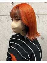 ヘアーデザイン アルエ(HAIR×design ARUE) 【YUGO】orange design color