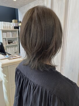 キャアリー(Caary) 福山美容室caary大人気イルミナカラー　オリーブアッシュ