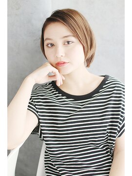 シュシュット(chouchoute) 吉祥寺3分/透明感セクションカラー外ハネボブペールベージュ/094