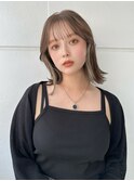 20代30代40代丸みショートボブマッシュ前下がりレイヤー