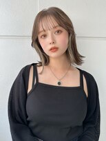 サンドシーン(sand scene) 20代30代40代丸みショートボブマッシュ前下がりレイヤー