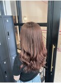 【海浜幕張で叶う髪質改善】 上品ピンクベージュ