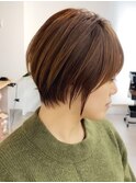 黒髪/グレーベージュ/レイヤーロング/前髪パーマ[西船橋/津田沼]
