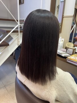 コアフィールフィス(COIFFURE fils) 《見附　今町》M3D 縮毛矯正ストレート　ロング
