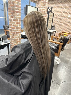 リンク(LinK) ブラウン×ベージュ　シャドールーツ