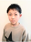 小学生もかっこよくカット