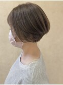 大人可愛い☆前下がりショートボブ