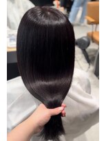 アリーズ(ALLYS)&nbsp;ブリーチなしダブルカラーワインレッドカラー◎