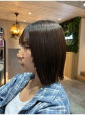 スタイリングしやすい☆外はねボブ