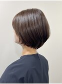 大人のショートボブ/30代/40代/50代/ハイトーン