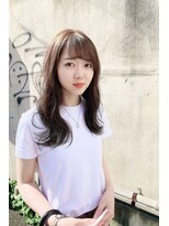 トンネルヘアー(Tunnel hair) 王道ワンレン