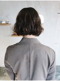 くせ毛を活かしたbob
