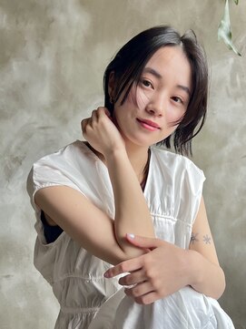 リッカ(RICCA) ホワイトグレージュ/デジタルパーマ/チェリーブラウン/恵比寿