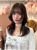 #75/くびれヘア/アプリコットオレンジ/夏のヘアアレンジ/表参道