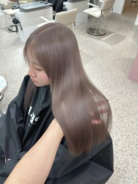 ペレ アネックス 大阪梅田茶屋町店(PELE ANNEX) くびれヘア/アプリコットオレンジ/ハイライトカラー/梅田