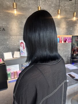 ビーストバイブランカ 刈谷三河安城(BEEst by BLANCA) ブルーブラック×外ハネボブ