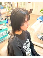 ルーナヘアー(LUNA hair)&nbsp;ヒメウルフ　インナーカラー
