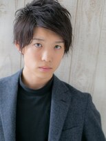 モッズヘアー メン 戸田公園店(mod's hair men)&nbsp;20代30代アップバングアースカラー束感メンズカットh戸田公園