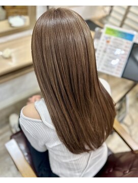 ラウラアンドロー(LAURA&RO) ミルクティーベージュダブルカラーインナーカラーケアブリーチ