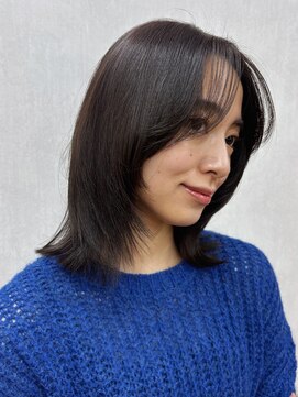 ガーデン 銀座(GARDEN) ミディアムヘア レイヤー レイヤーカット 顔まわり 前髪カット