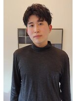 アンフェインド02(UNFEIGNED 02)&nbsp;MEN’S HAIR/波巻きツイストスパイラル/リバースセンターパート