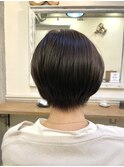 梅雨前の自然なツヤサラショート