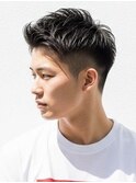 メンズ/フェード/アップバング