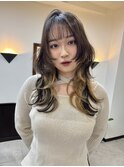 ケイ★新潟/万代 ハッシュカット レイヤー インナーカラー