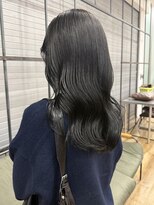 ロックス バイ マグ 松本(rocks BY MAG) ブリーチなしカラー◎透明感艶ダークグレージュ暗髪韓国風