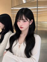 シー バイ ロンド 新宿(Sea by Lond)&nbsp;くびれレイヤー×ダークブルー/オリーブベージュ/髪質改善/新宿