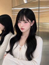 シー バイ ロンド 新宿(Sea by Lond) くびれレイヤー×ダークブルー/オリーブベージュ/髪質改善/新宿