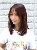 【U-tract 】チョコレートブラウン☆20代30代ミディアム